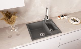 Кухонная мойка Florentina Липси 620К чёрный 20.465.D0620.102